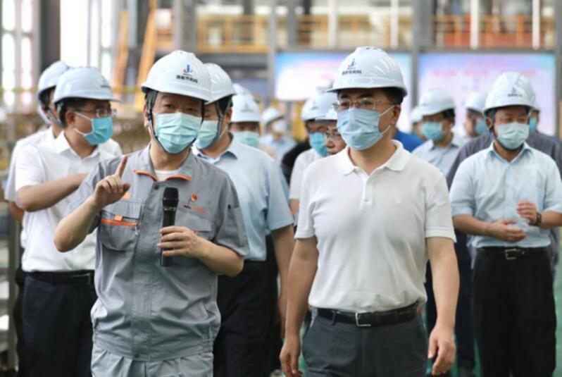 On August 16, Member of the Party Committee and Deputy Director of the State-owned Assets Supervision and Administration Commission Weng Jieming went to Sinosteel Luo Nai Technology Co., Ltd.