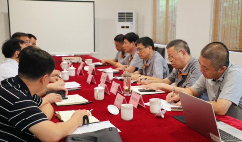 On August 10, Shao Leyi, member of the Standing Committee of the Yichuan County Party Committee and Executive Deputy County Mayor, came to Sinosteel Luonai Company to discuss matters related to the construction of Sinosteel Luonai Yichuan Industrial Park. 